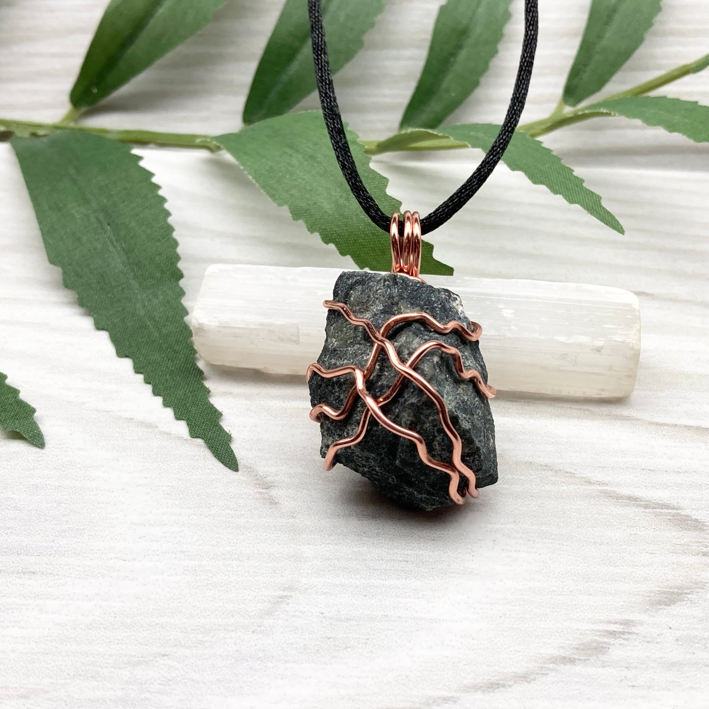 Raw Kambaba Jasper Necklace