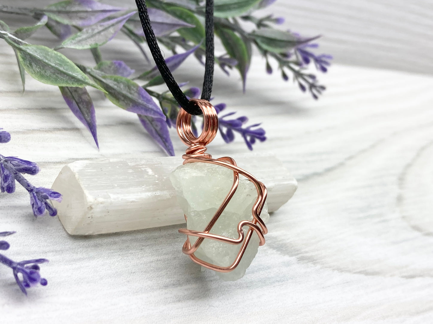 Raw Aquamarine Necklace