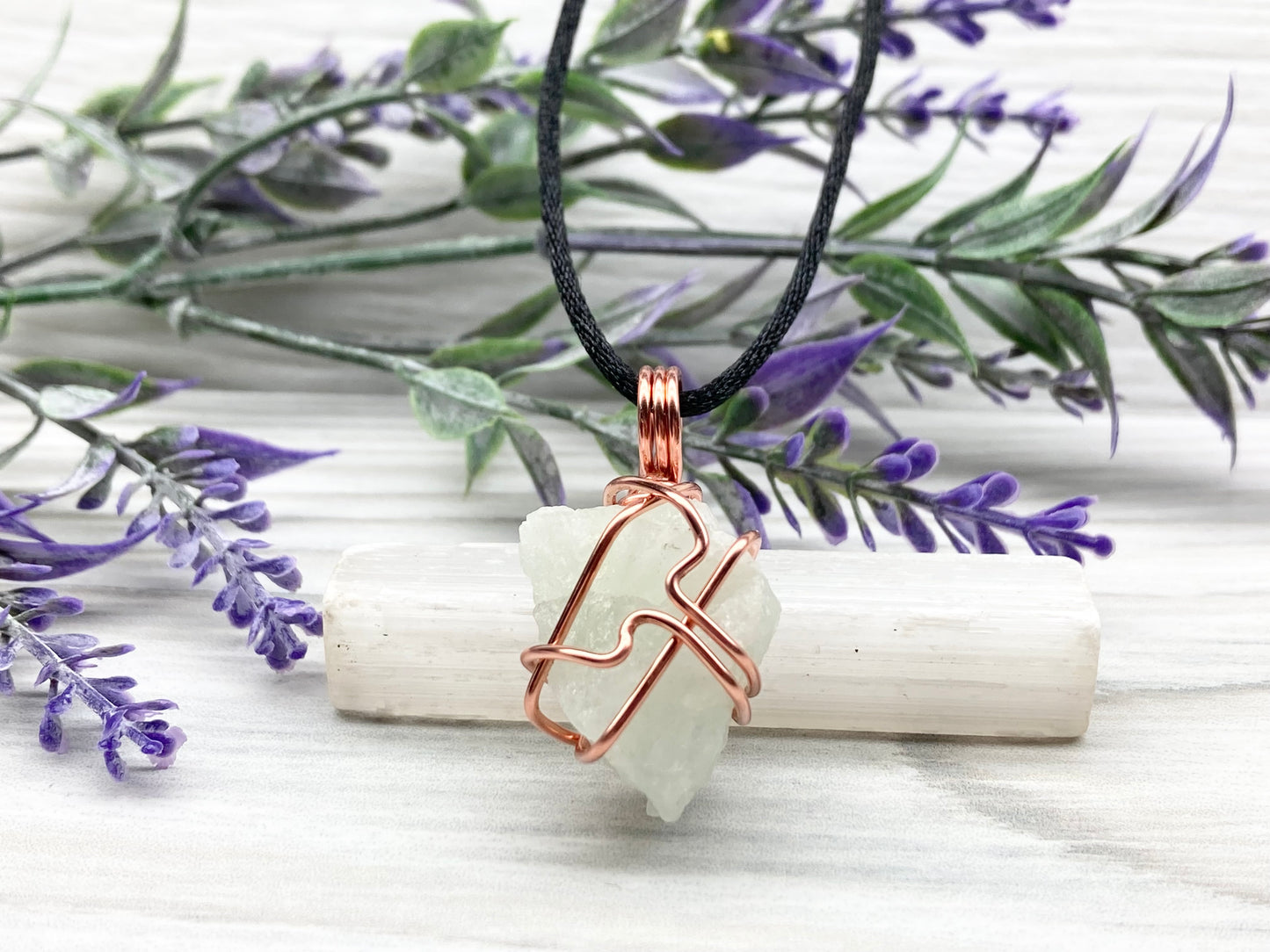 Raw Aquamarine Necklace