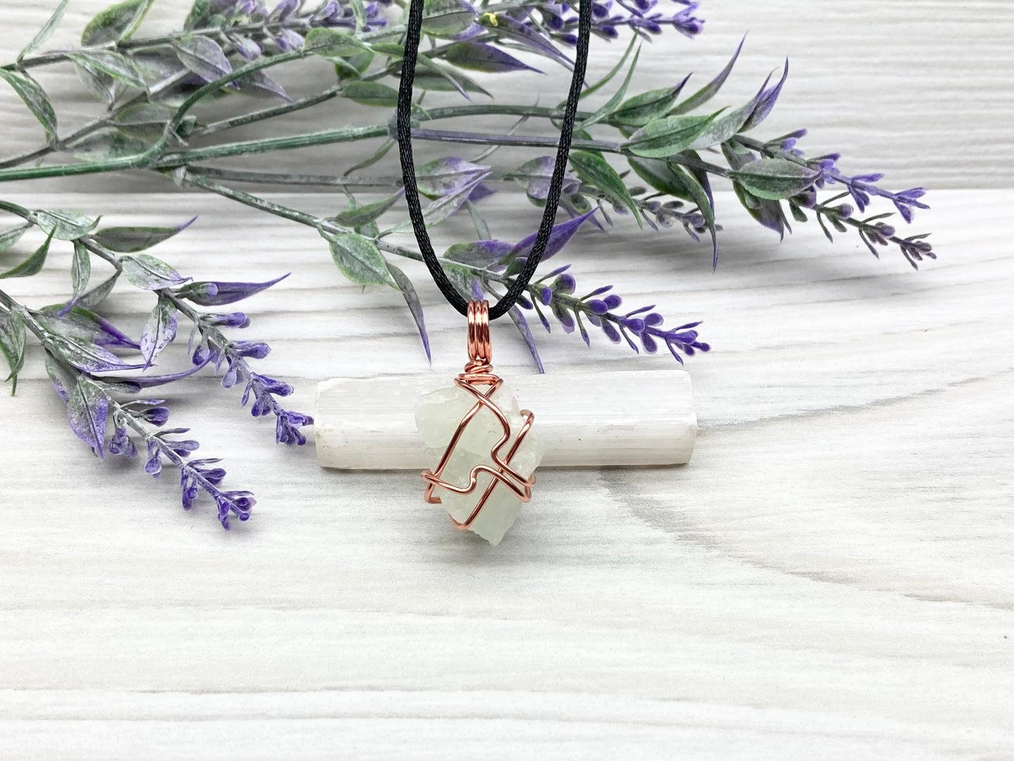 Raw Aquamarine Necklace