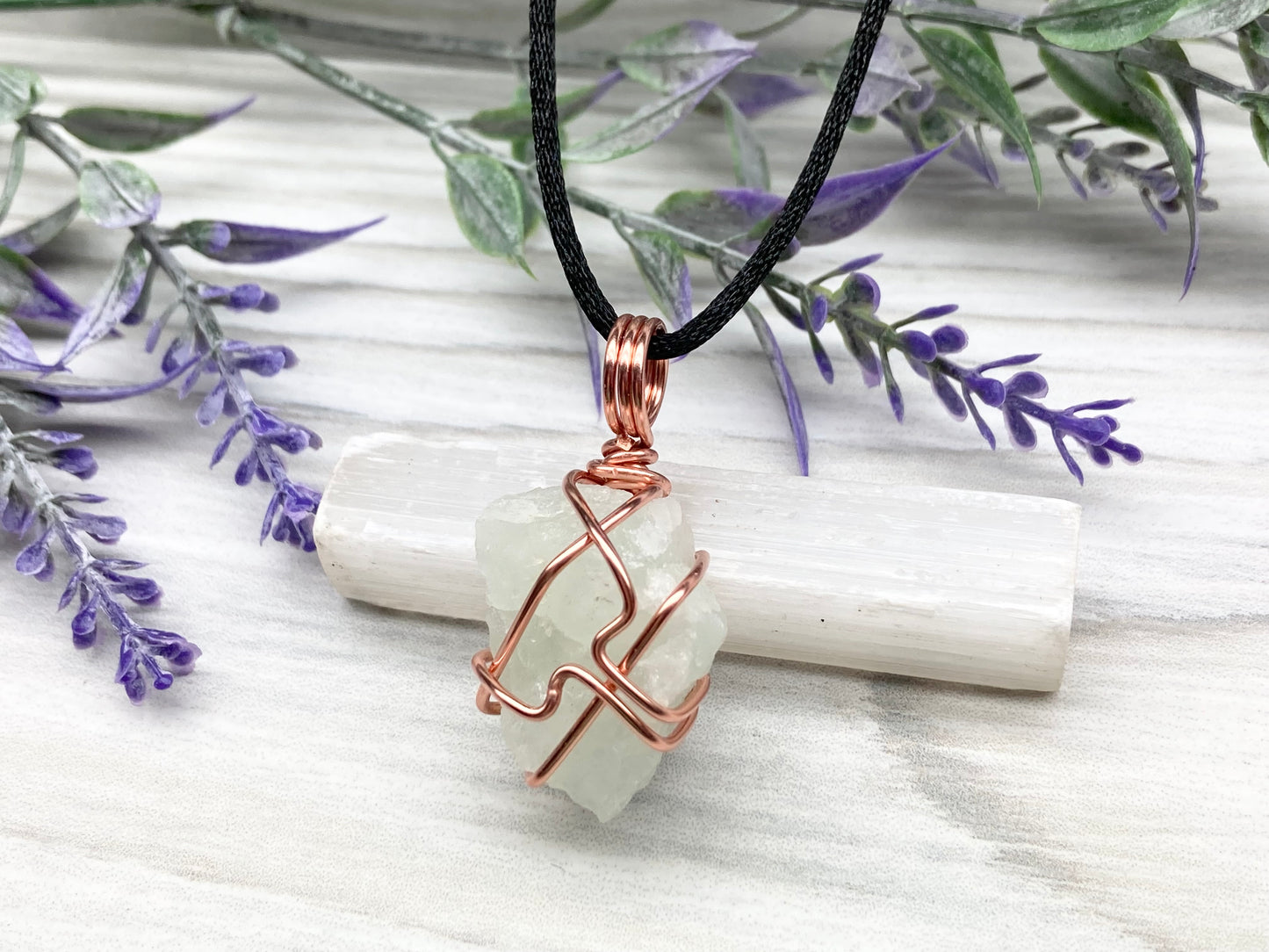 Raw Aquamarine Necklace