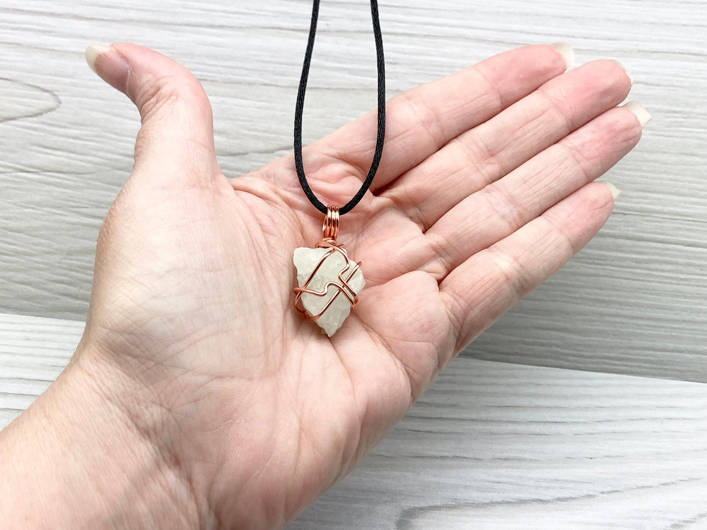 Raw Aquamarine Necklace