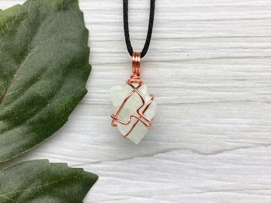 Raw Aquamarine Necklace