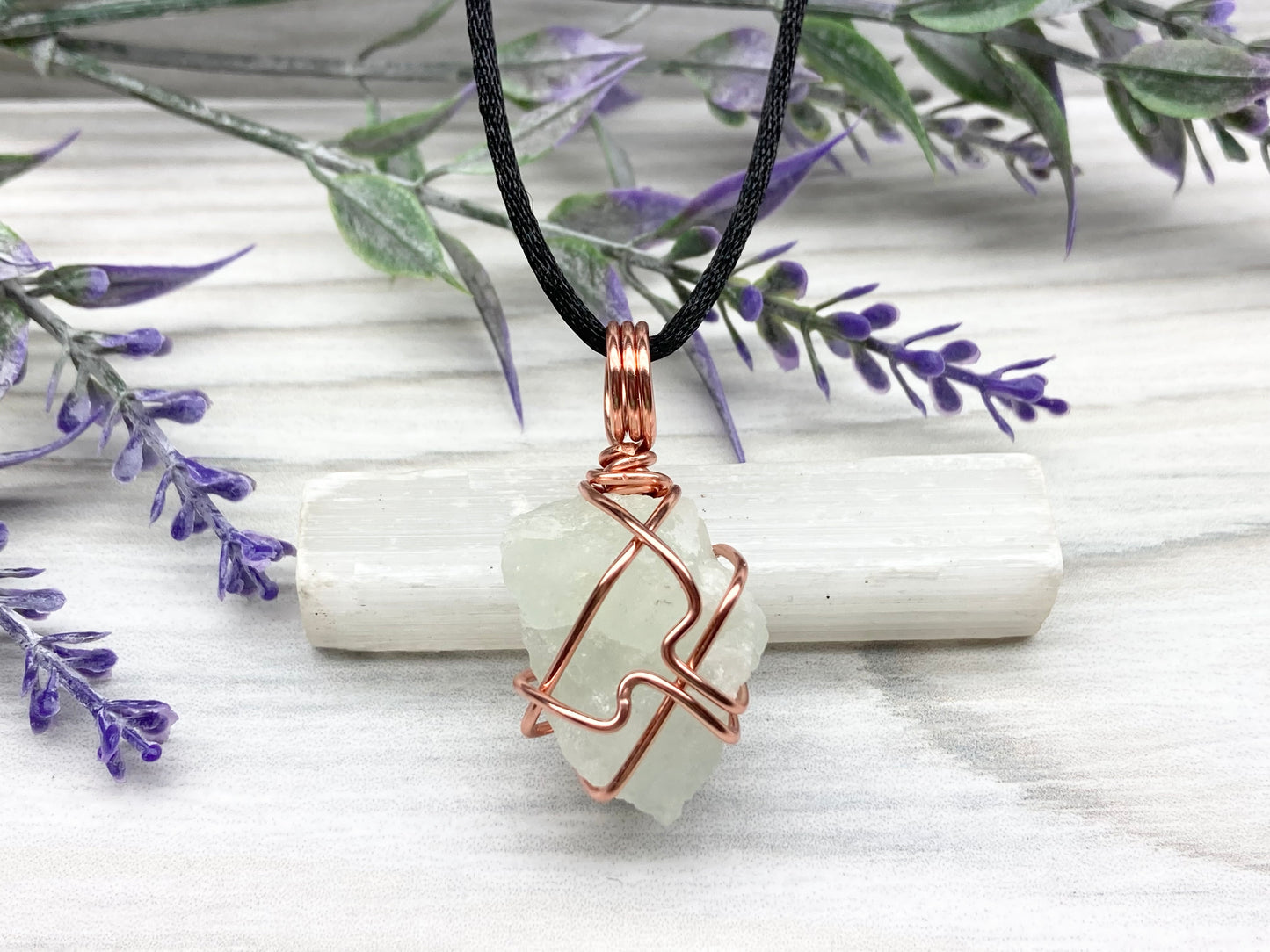 Raw Aquamarine Necklace